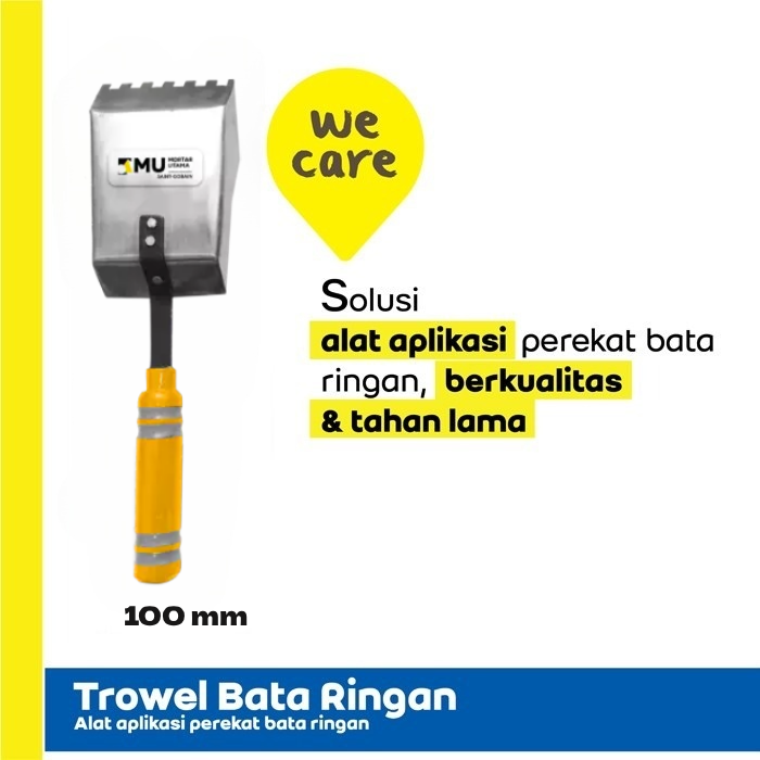 TROWEL BATA RINGAN MU TROWEL BTR - Lebar 10 cm