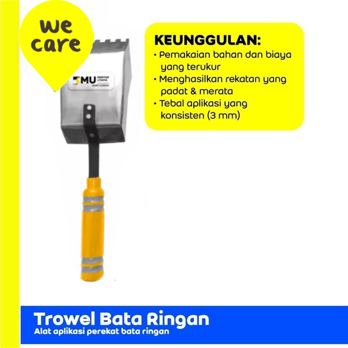 TROWEL BATA RINGAN MU TROWEL BTR - Lebar 10 cm