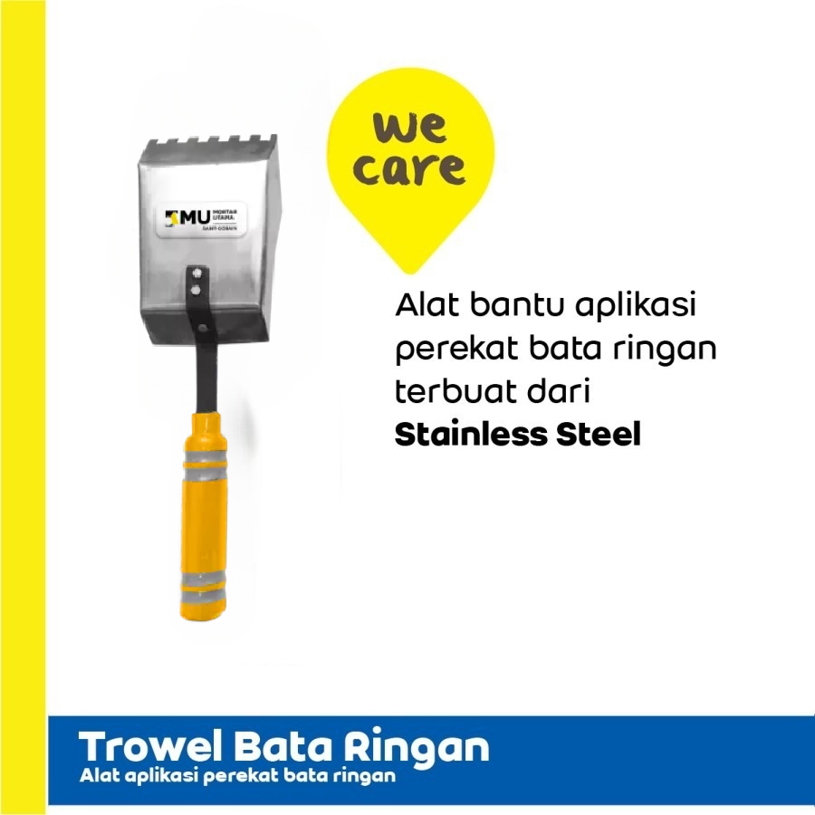 TROWEL BATA RINGAN MU TROWEL BTR - Lebar 10 cm