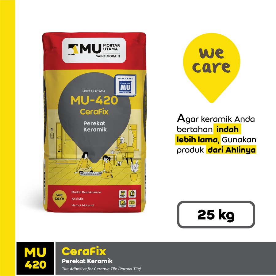 PEREKAT LANTAI KERAMIK MU-420 CERAFIX (25KG)