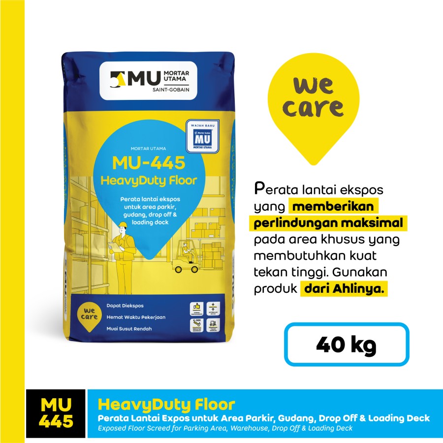 PERATA LANTAI EKSPOS MU-445 HEAVYDUTY FLOOR (40KG)