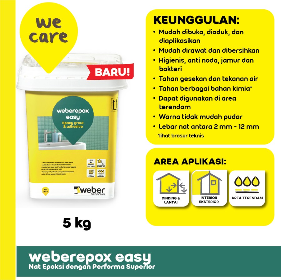 NAT KERAMIK TERENDAM MU - WEBEREPOX EASY (5KG) - SKY