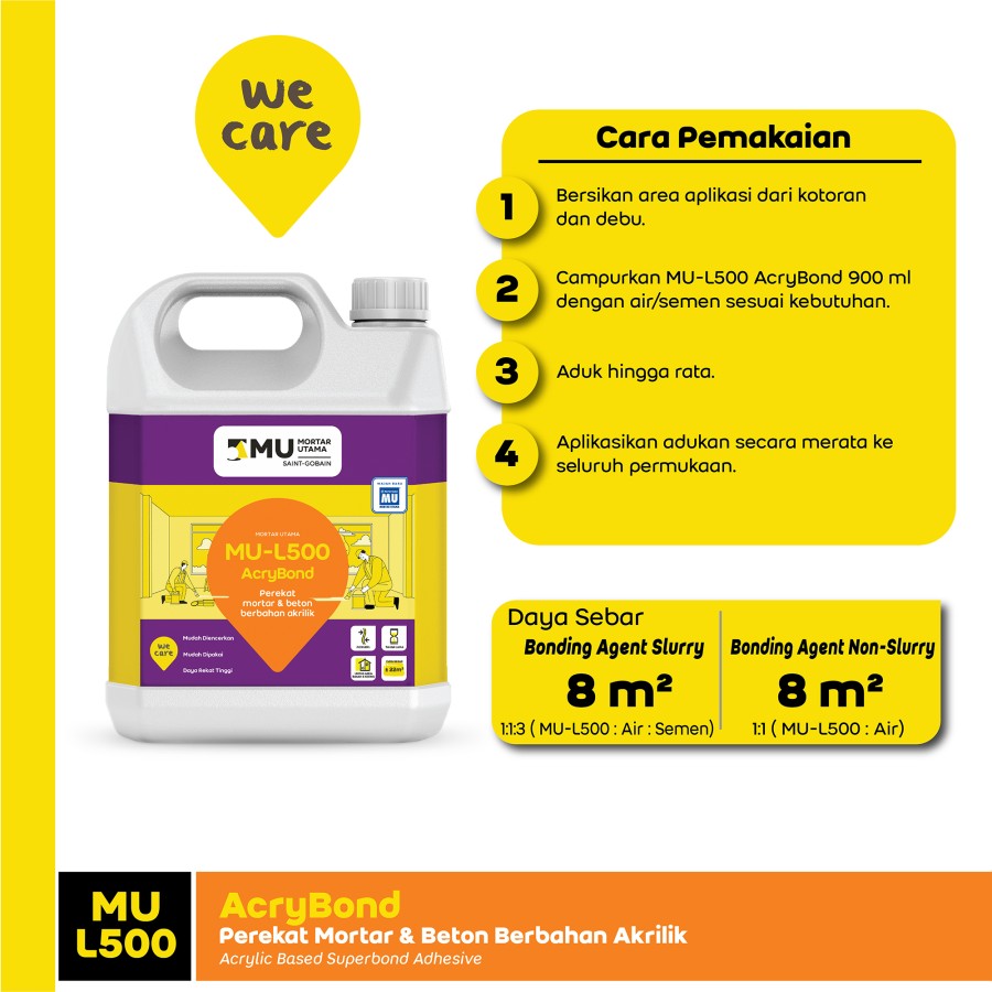 BONDING AGENT MU-L500 ACRYBOND - 900 ml