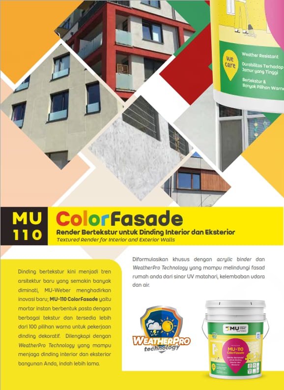 CAT MU 110 COLORFASADE GRAIN TEXTURE (25KG) - G-30000