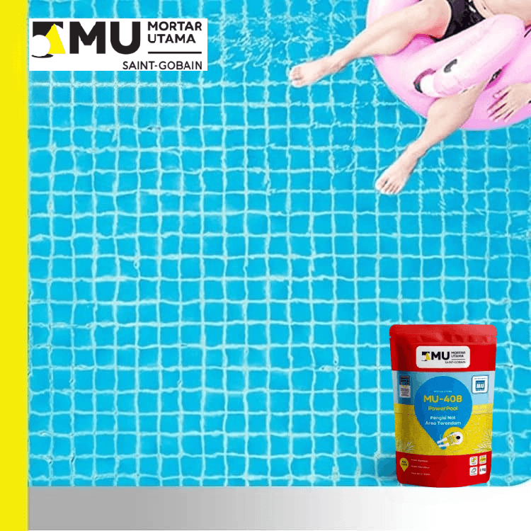 NAT KERAMIK TERENDAM MU-408 POWERPOOL (2KG) - PEACE BLUE