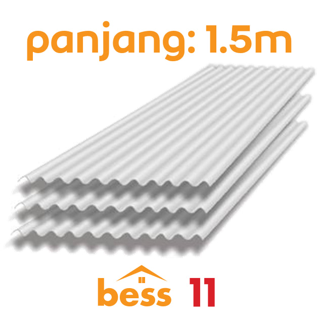 ATAP ASBES NUSABESS GELOMBANG 11 - 1.5 meter