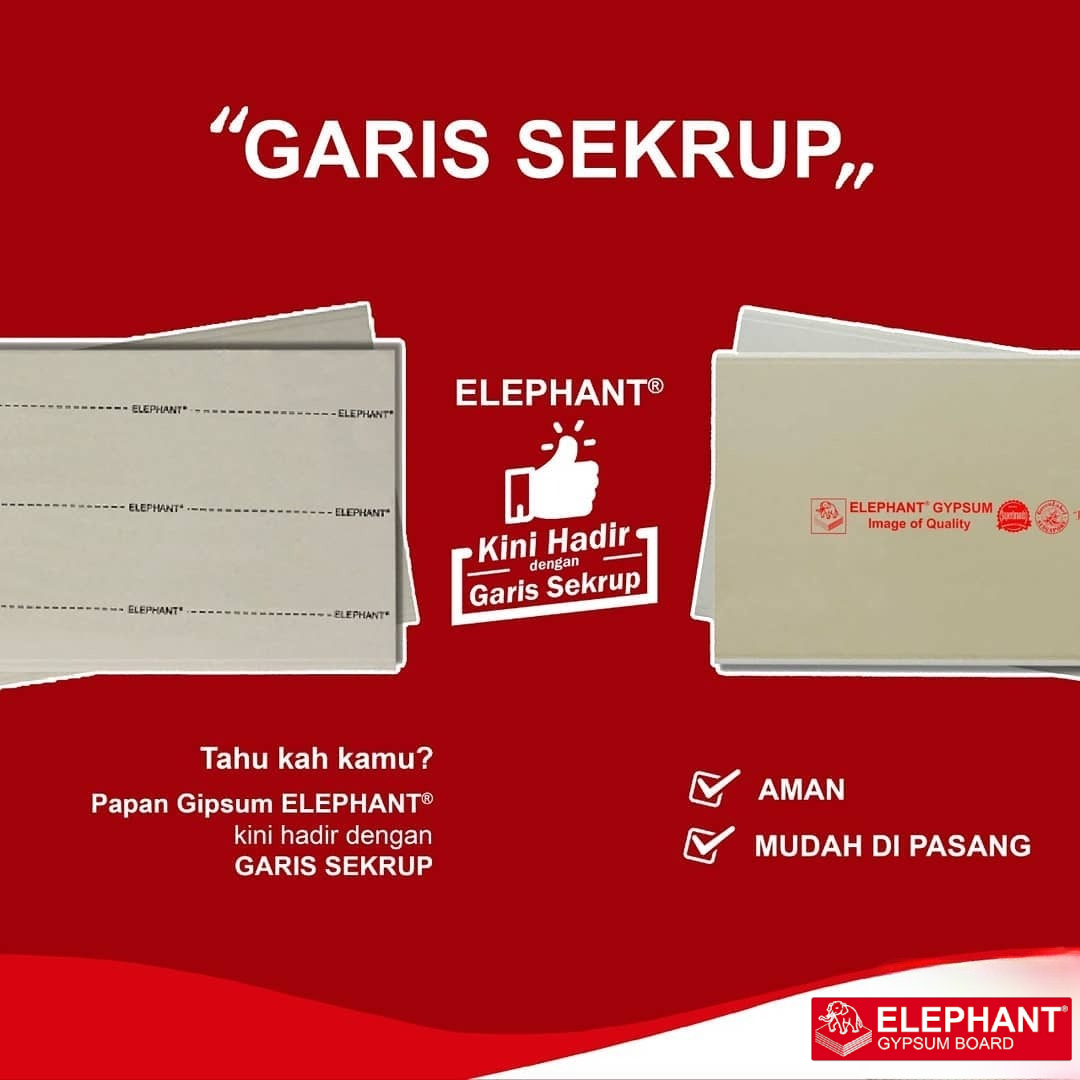 PAPAN GIPSUM ELEPHANT® STANDARD - 9 MM