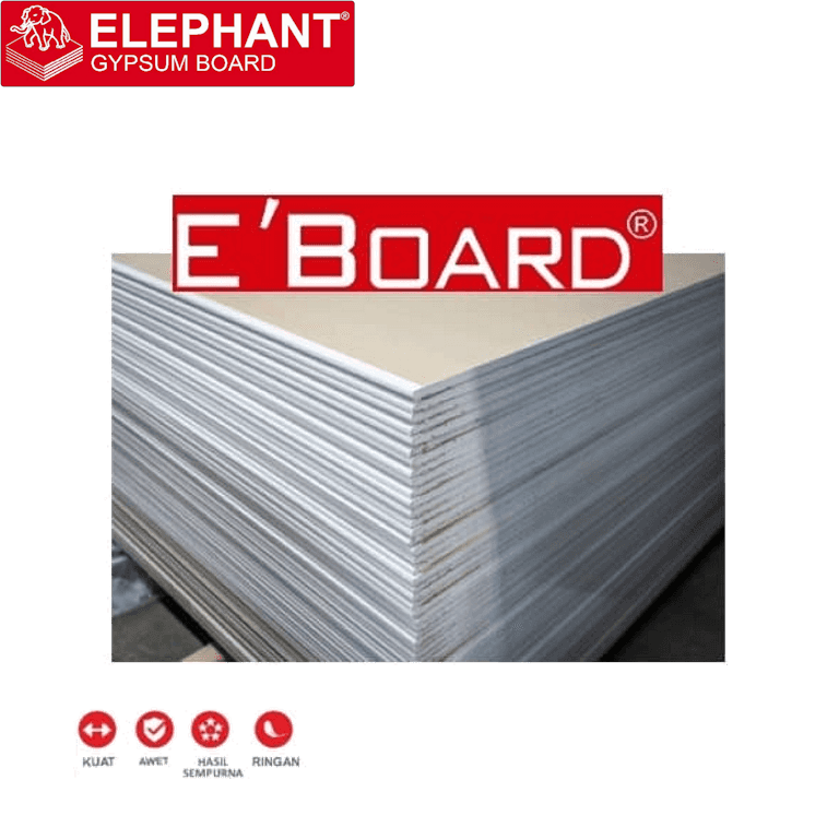 PAPAN GIPSUM E'BOARD - 9MM PAPAN GIPSUM E'BOARD - 9MM