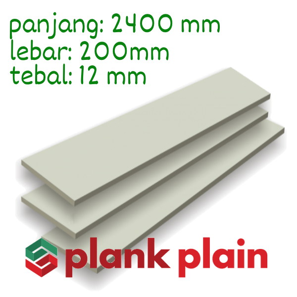 PLANK SEMEN NUSAWOOD POLOS 12 MM - 2400x200x12 mm