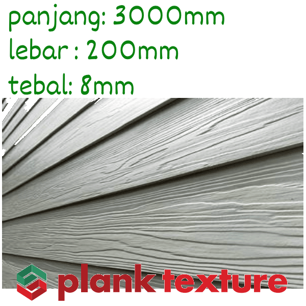 PLANK SEMEN NUSAWOOD MOTIF KAYU - 3000X200X8 mm