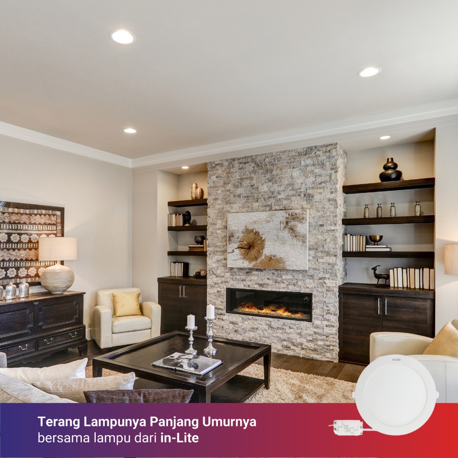 PANEL LIGHT LED INBOW IN-LITE (BUNDAR) INPS628R - 6 Watt