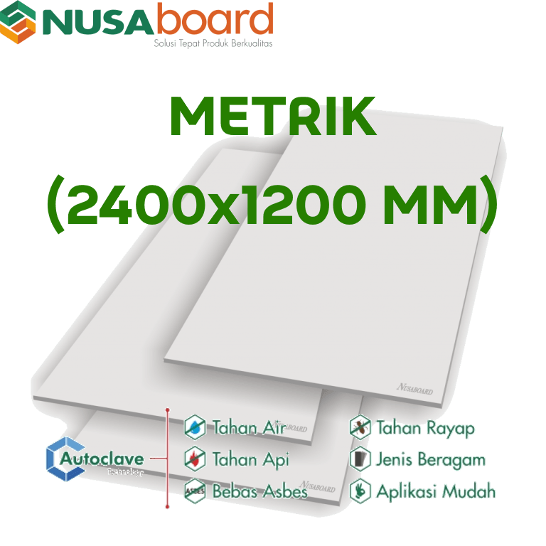 PAPAN SEMEN NUSA BOARD METRIC 1200MM X 2400MM - 3.5 mm