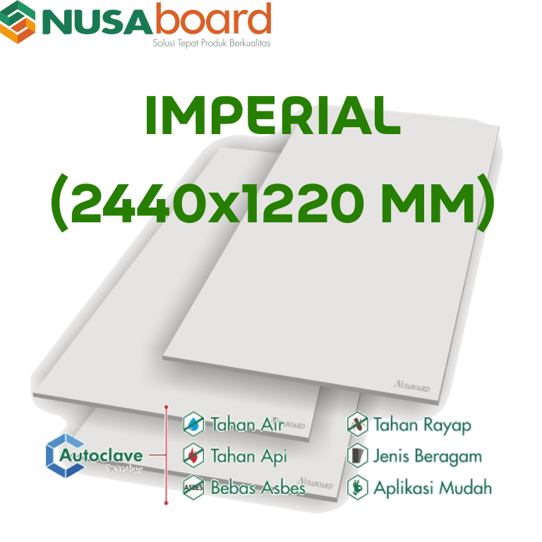 PAPAN SEMEN NUSA BOARD IMPERIAL 1220MM X 2440MM - 3.5 mm